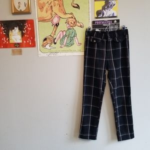 Mid rise cropped dress pants